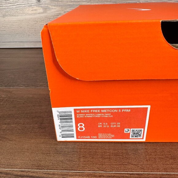 Nike Free Metcon 5 PRM Womes Size 8 Summit White Sea Glass FJ1548 100 - Picture 9 of 9